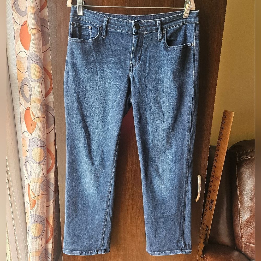 Calvin Klein Jeans Women's Blue Ankle Jeans